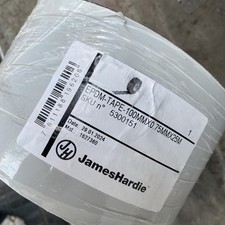 James Hardie 100mm X 0.75mm X 25M Durable Rubber Backed Membrane EPDM Tape