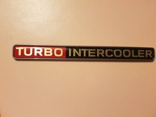Vauxhall 90s Turbo Intercooler badge Cavalier, used