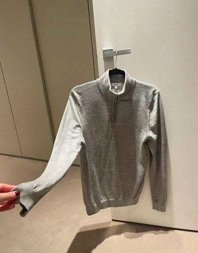 Reiss men grey merino - grey,