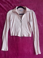 Light pink zip-up sweater