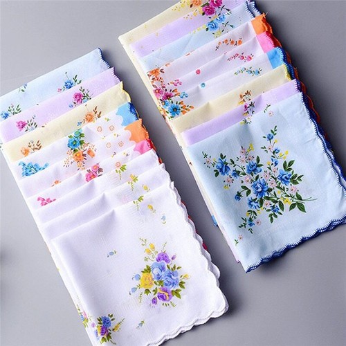 6pcs 28x28cm vintage cotton - 6pcs,