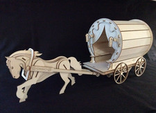 Gypsy Caravan & Horse Laser
