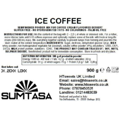 Soft ice cream powder vanilla - ice,