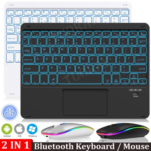 Backlit touchpad keyboard - backlit, for