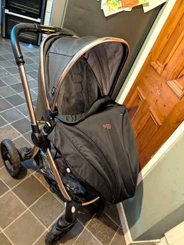 Egg diamond black - egg, pushchair