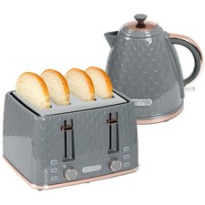 HOMCOM 1.7L Kettle and Toaster