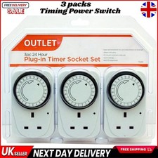Plug In Timer 24 Hour White 3