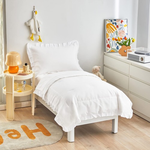 Pieces white toddler bedding - toddler,