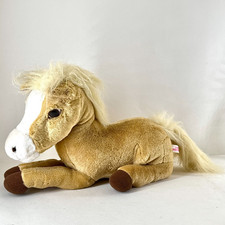 Plush Pony Interactive Toy Tan