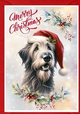 Irish Wolfhound Dog Christmas