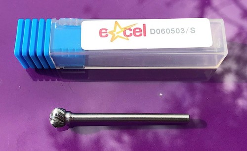 Carbide burr 6mm - -, ball