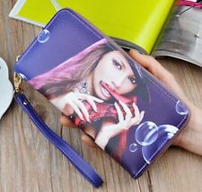 Large Women Ladies Long Leather Wallet Zip Purse clutch Card Phone Holder Case 