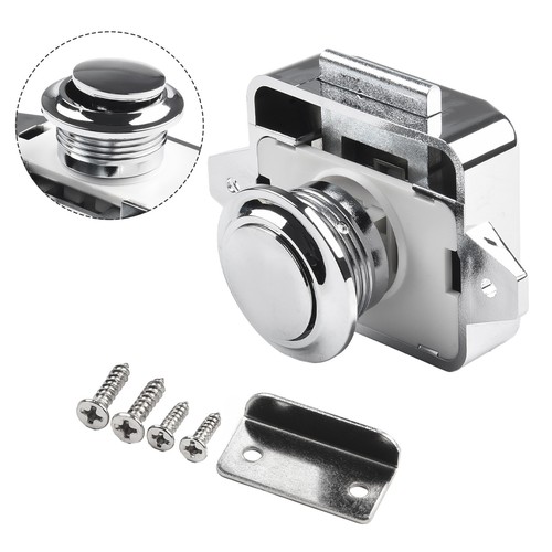 Button catch lock knob boat - lock,