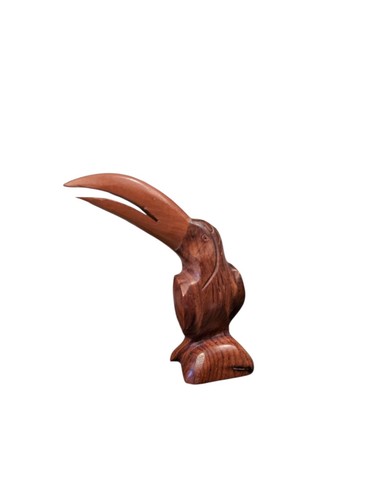 Hand carved wooden - wooden, toucan