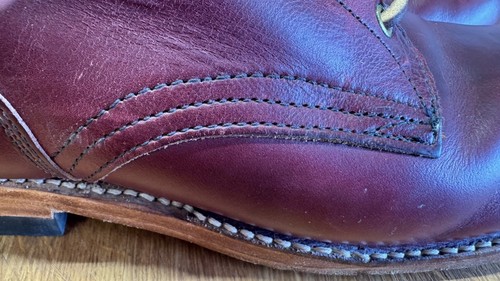 Nick burgundy leather lace - nick’s,