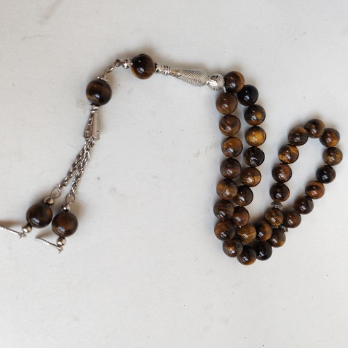 Tiger eye agate rosary - eye,