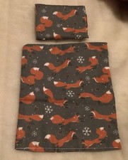 Barbie Sindy Doll Bedding Duvet Pillow Throw Xmas Fox Snowflake Festive House