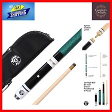 Versatile 4 Piece Hardwood Snooker Cue with Padded Case - Perfect for All Ages