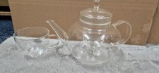 vintage tetley glass teapot
