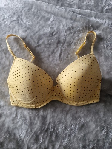 Bra 34c yellow polka - f&f,