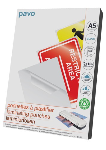 Laminating pouches 2x125 - a5,