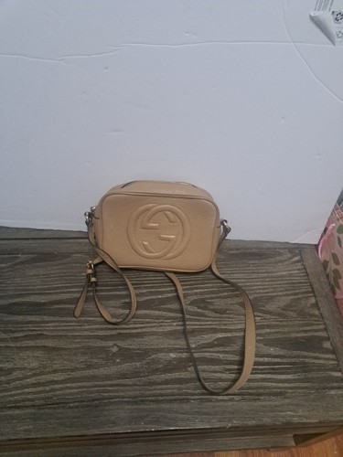 Gucci soho beige pebbled - soho,