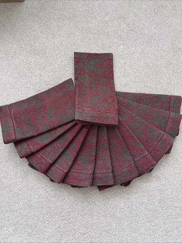 Red and green paisley - 12,