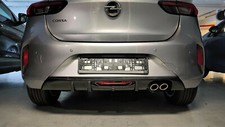 REAR DIFFUSER FOR OPEL/VAUXHALL CORSA F GS-LINE DUAL EXHAUST (2019-)