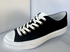 New Givenchy Men's City Low Sneakers Size 10 Black Tennis Shoes Logo