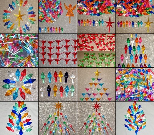 Ceramic christmas tree - ceramic, bulbs