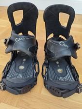 Burton Cartel Snowboard Bindings Black EST Size M. Excellent Condition