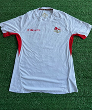 England commonwealth games Kukri Team England Polo Shirt Women top size 12 White