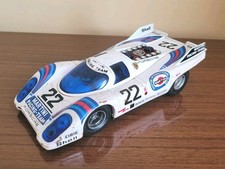 TAIYO C-640 Porsche 917K Tin Litho Bump'n Go Car. Japan