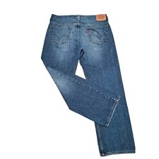 Men's Levi’s 569 Jeans Loose Fit Straight Leg W34 L32 Blue Denim Cotton Vintage