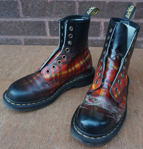 Martens 1460 tartan red - dr,