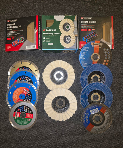 Grinder disc set - grinder, disc's
