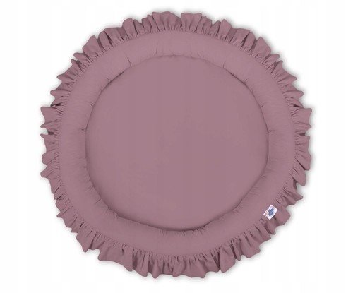 Retro pink ruffled baby nest - retro,