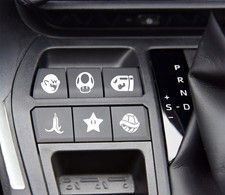 Mario Kart Themed Car Buttons