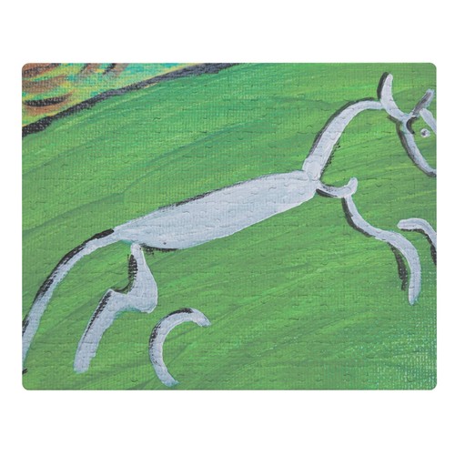 Uffington white horse hil - white,