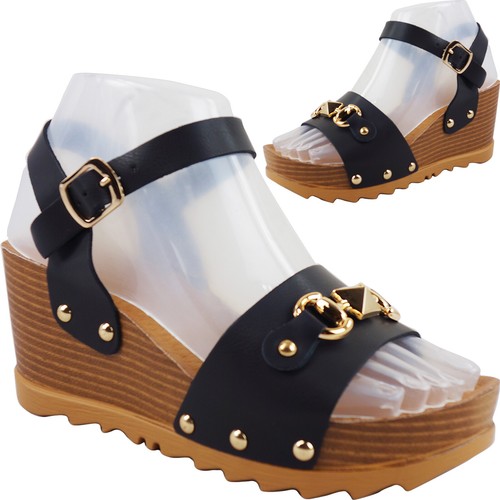 Womens ladies peep toe mid - peep,