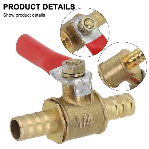 Line fuel tap brass - in-line,