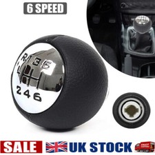 For Peugeot 307 308 407 3008 5008 807 Black Gear Stick Shift Knob ABS 6 Speed UK