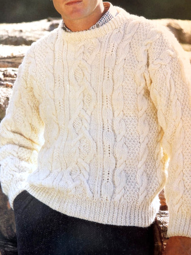 Mens traditional guernsey - traditional,