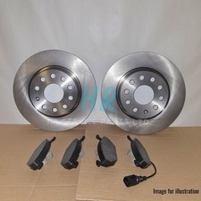 REAR BRAKE DISCS 272MM & BRAKE