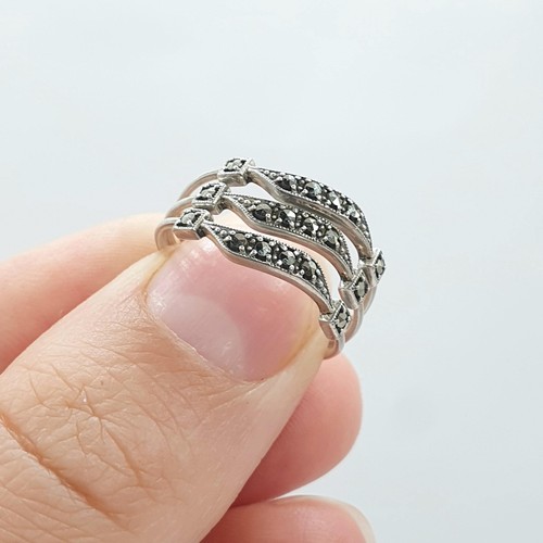 Antique art deco solid - antique, silver