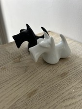 Pair Of Porcelain Vintage Salt