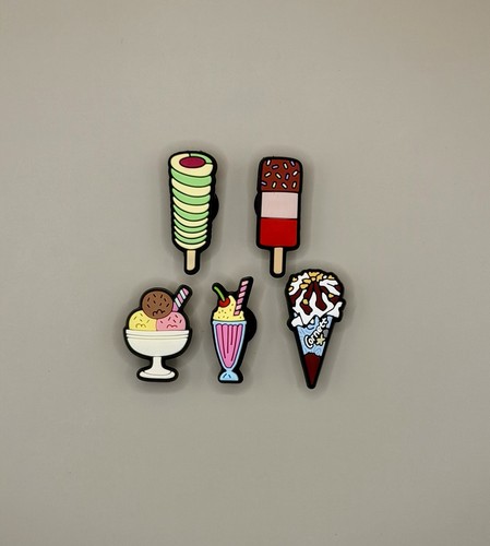 Ice cream shoe charms - 5,
