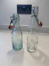 IL CASOLARE Olive Oil Empty Bottles 2x Kilner Style Water Bottle Swing Top Lid