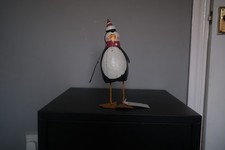 Springy Metal Penguin - fun Christmas ornament, cute, bouncy, high quality