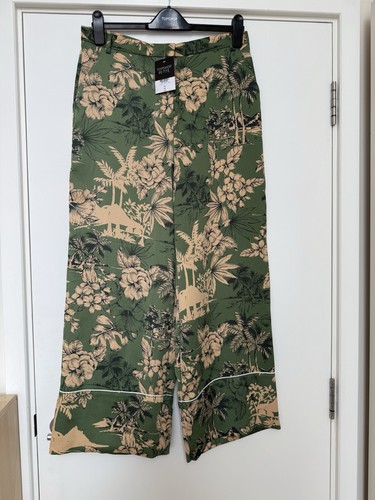Topshop green tropical floral - green,